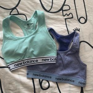 New balance sports bras bundle of 2 in 1